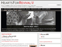 Tablet Screenshot of heartsforrevival.org